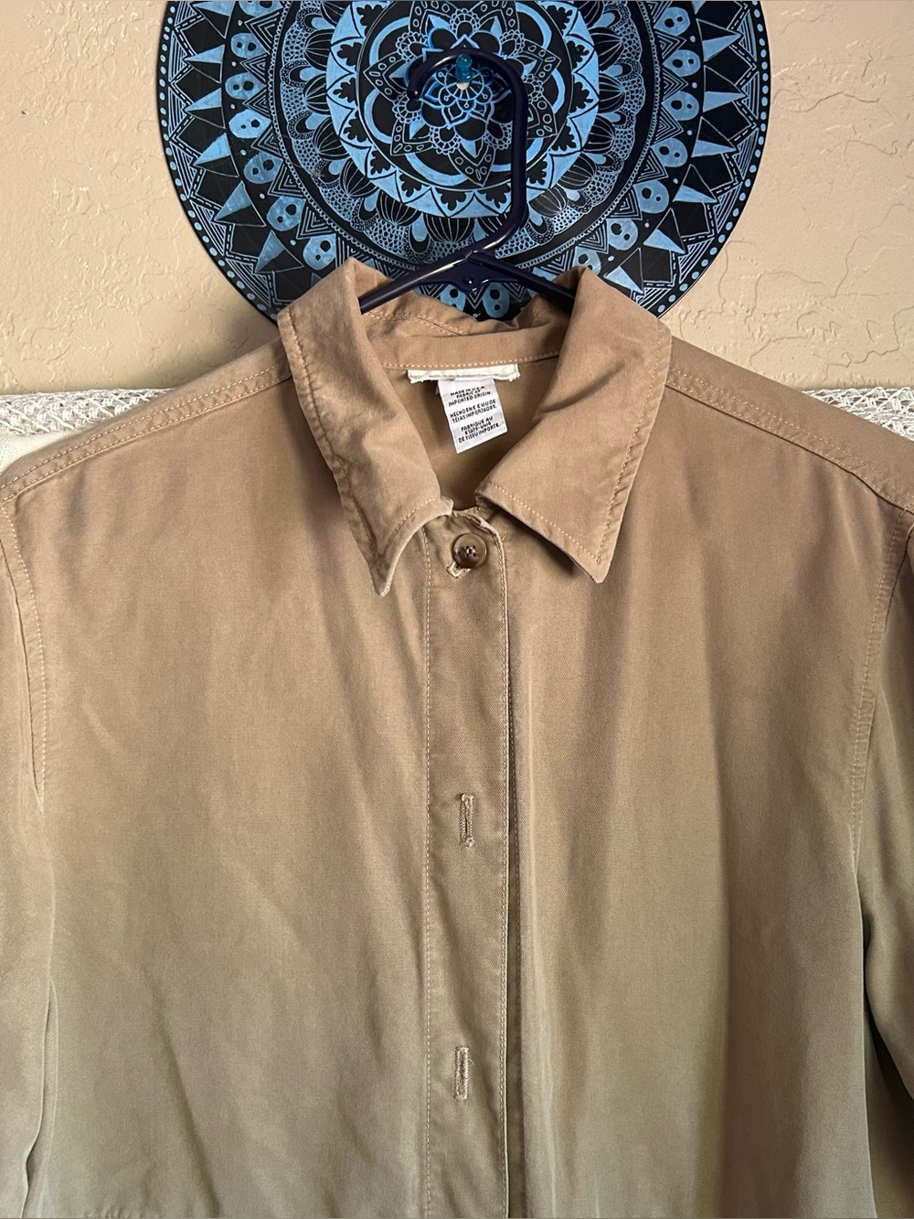 Vintage khaki shacket - Picture 3 of 4